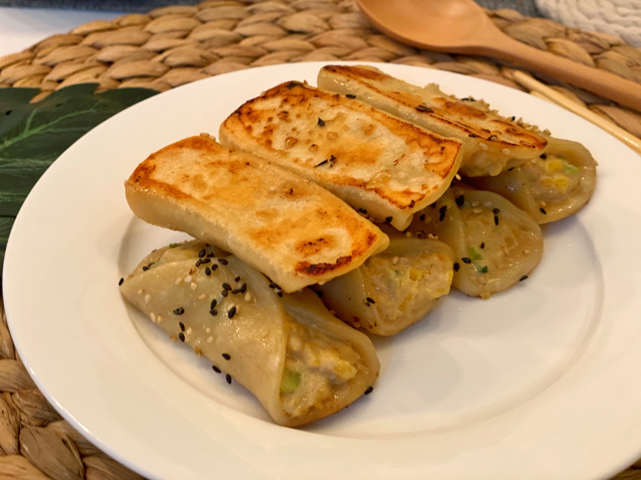 鲜嫩鸡肉靡南瓜煎饺