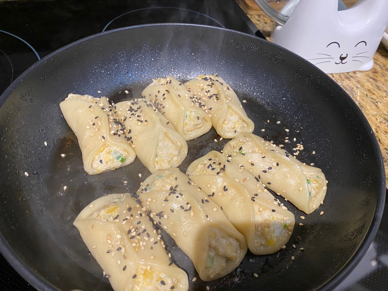 鲜嫩鸡肉靡南瓜煎饺
