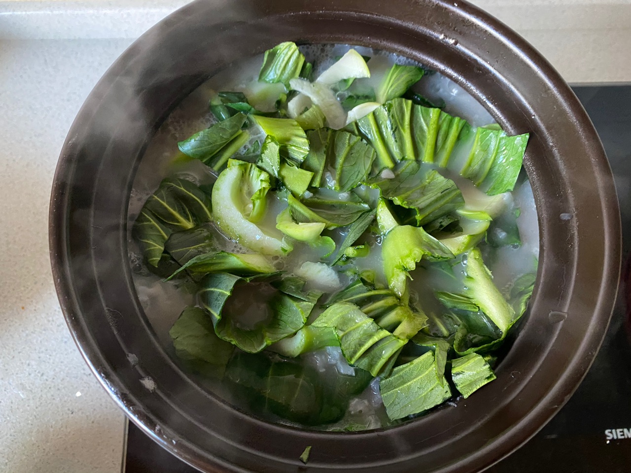 咸排蔬菜粥