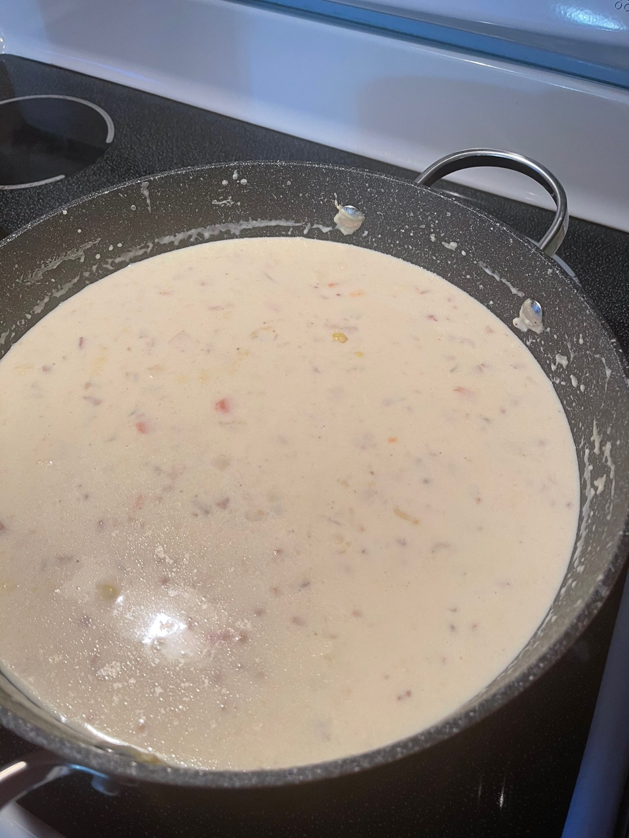 蚬肉土豆忌廉汤
