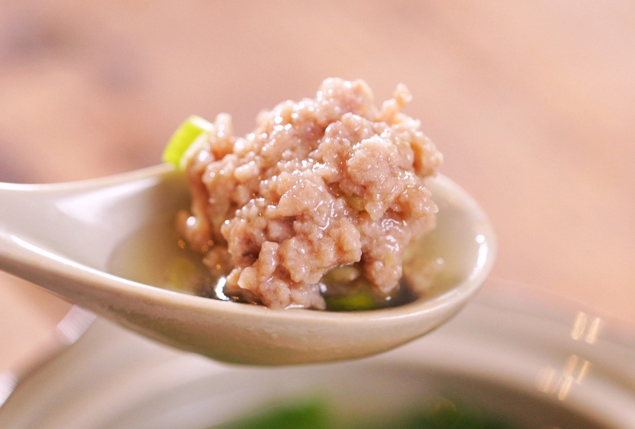 鲜肉丸子汤