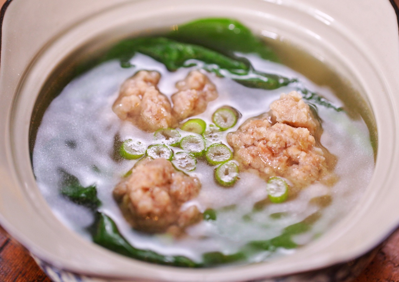 鲜肉丸子汤