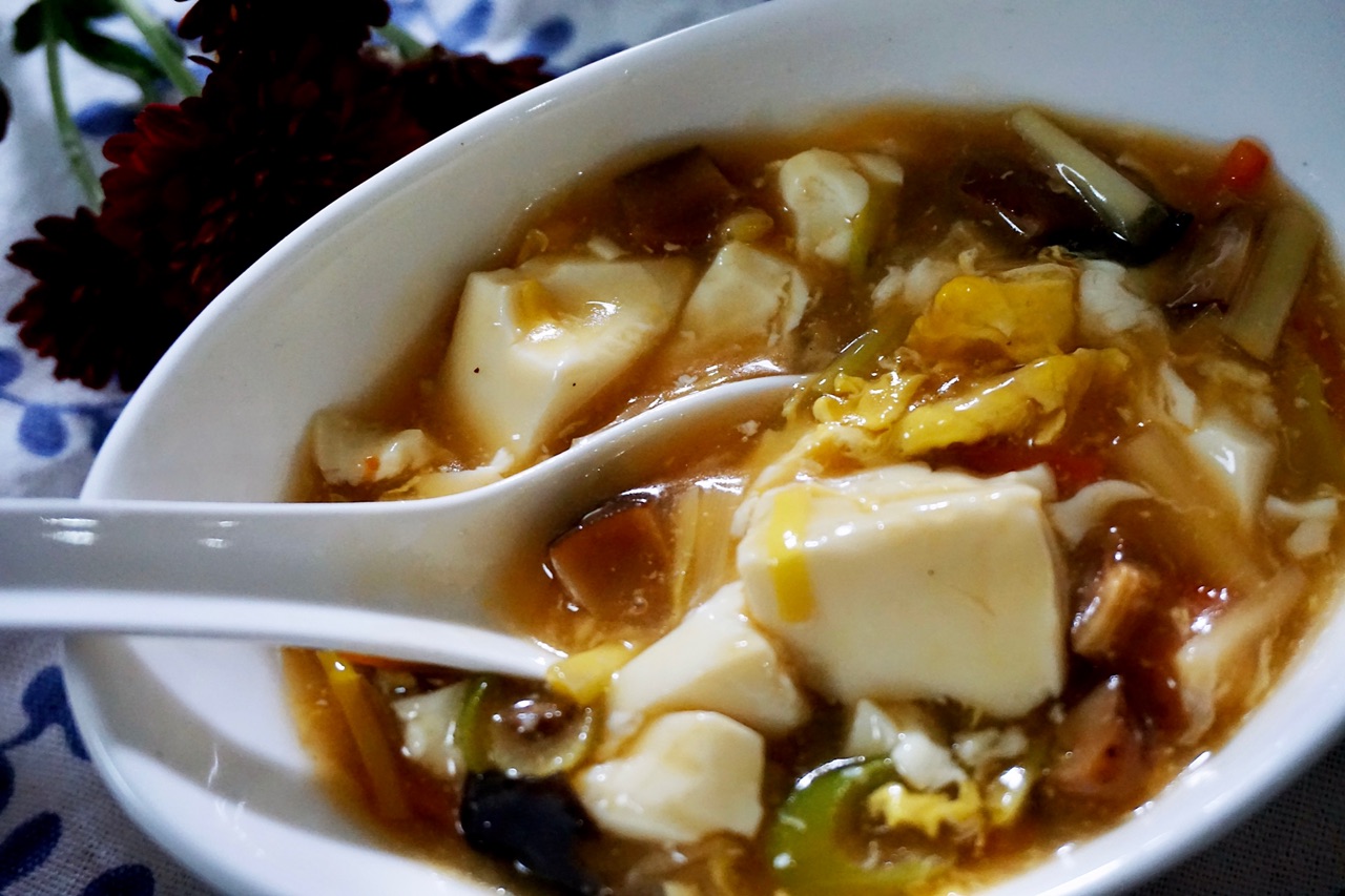 鲜蔬豆腐羹
