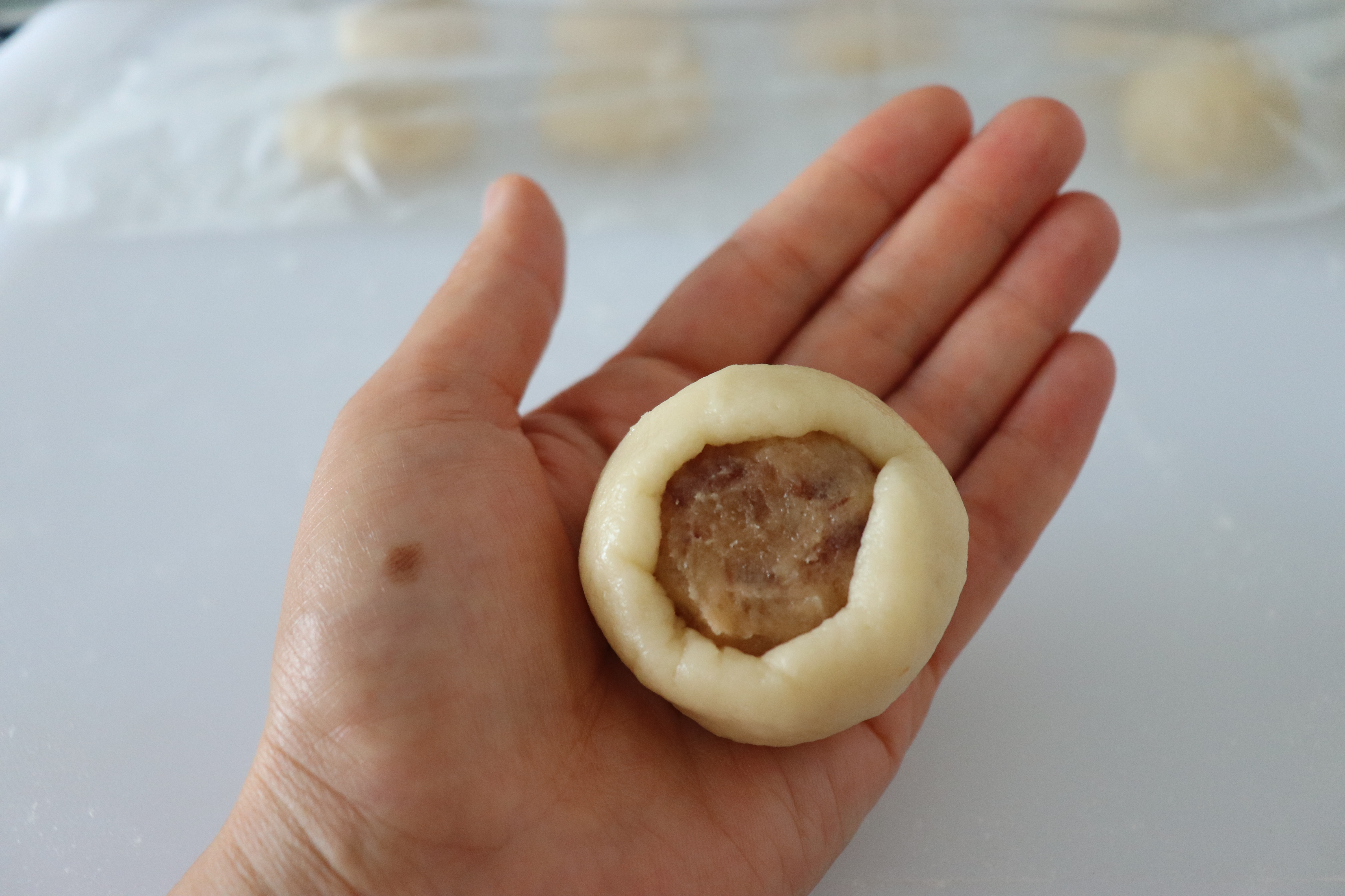 咸甜适中，唇齿留香的小圆饼
