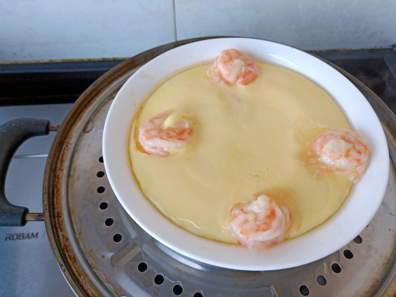 鲜虾鸡蛋羹