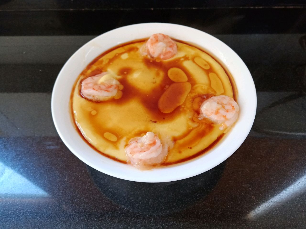 鲜虾鸡蛋羹