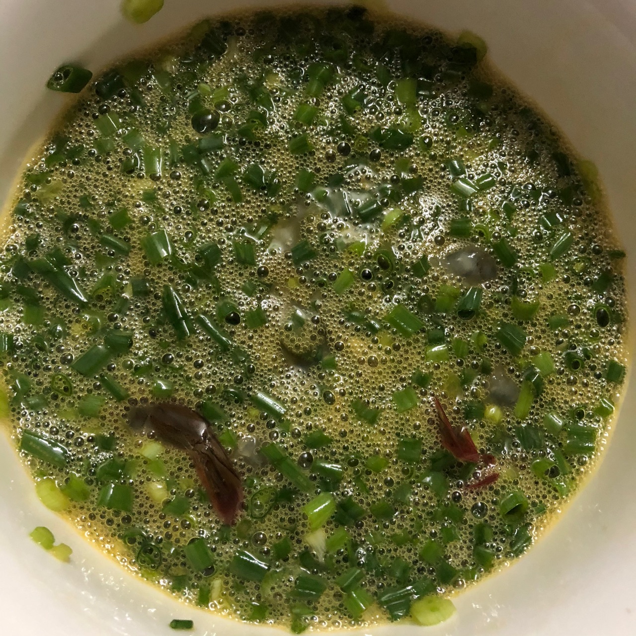 鲜虾煎蛋