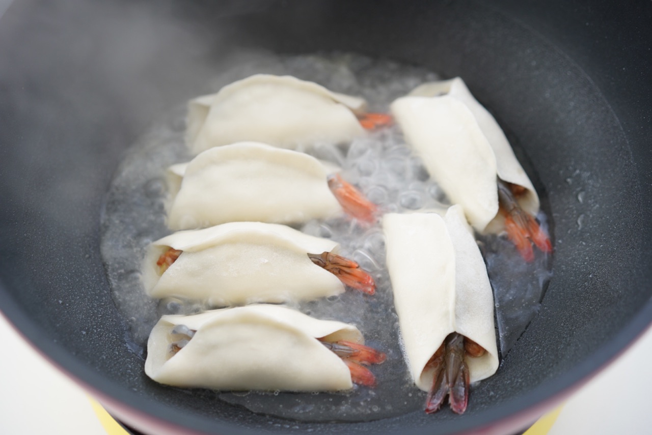 鲜虾煎饺