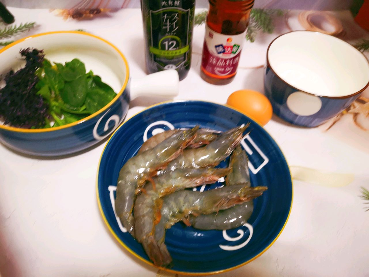 鲜虾片紫菜蛋汤