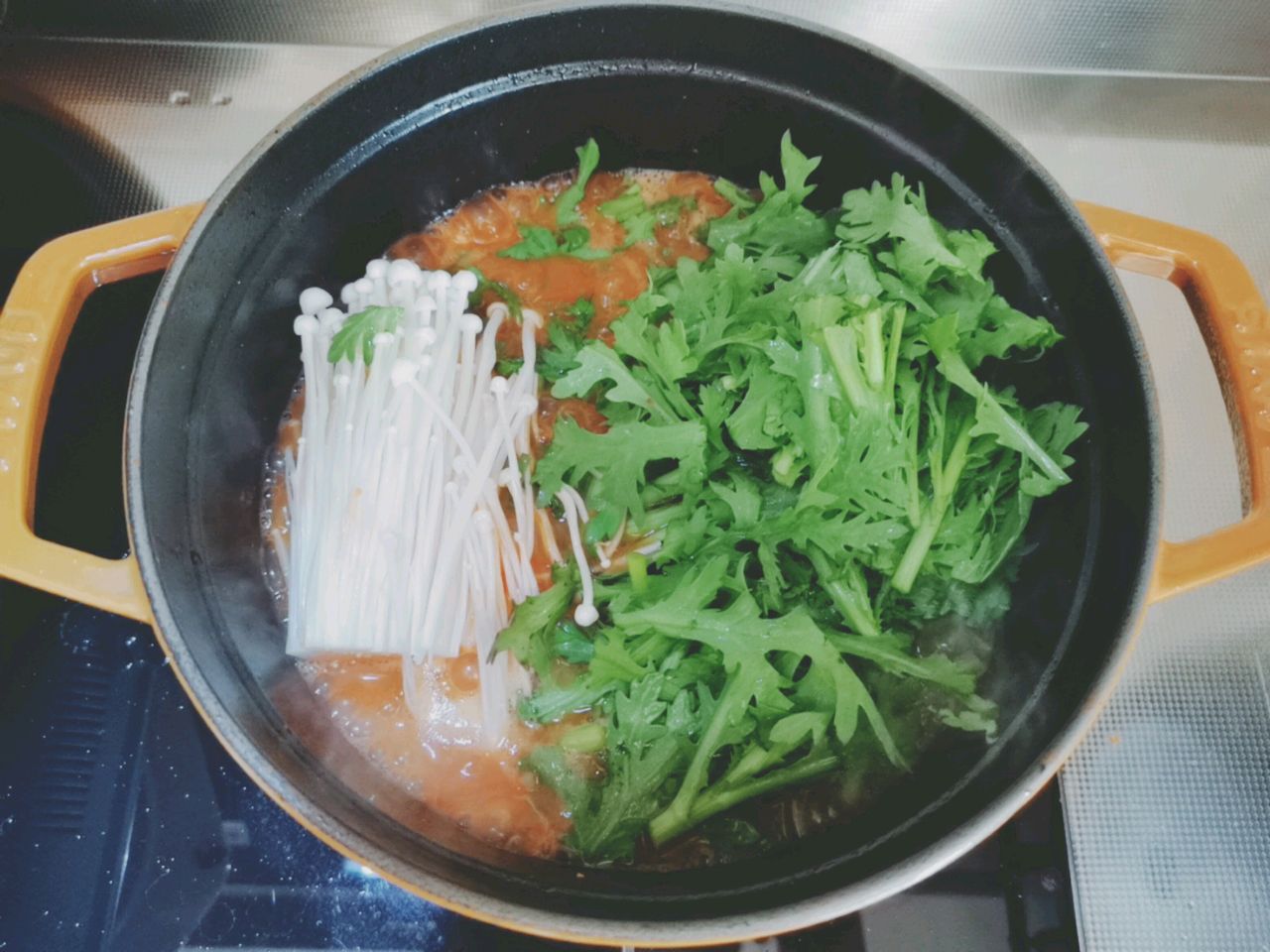 鲜虾烫饭