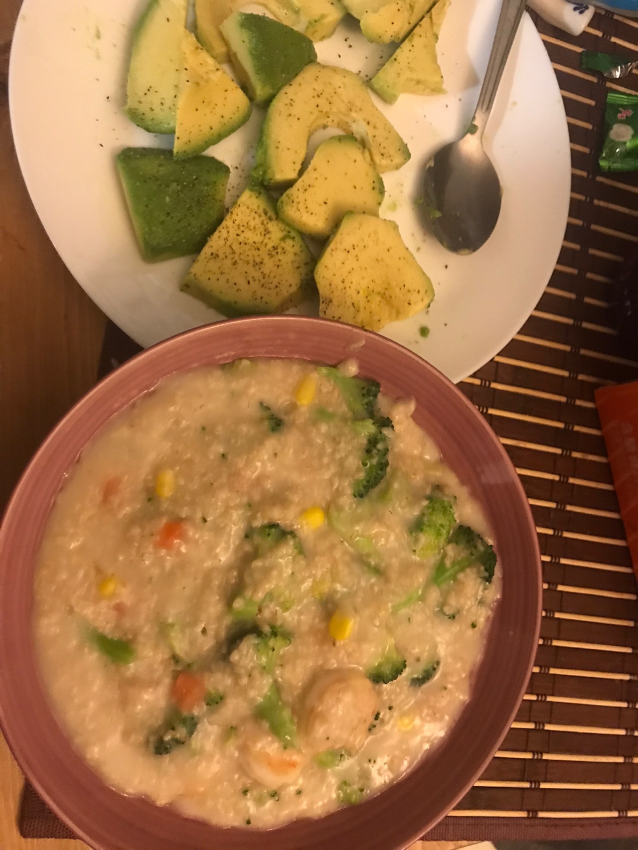 鲜虾西兰花燕麦粥（可变通）详细讲解版