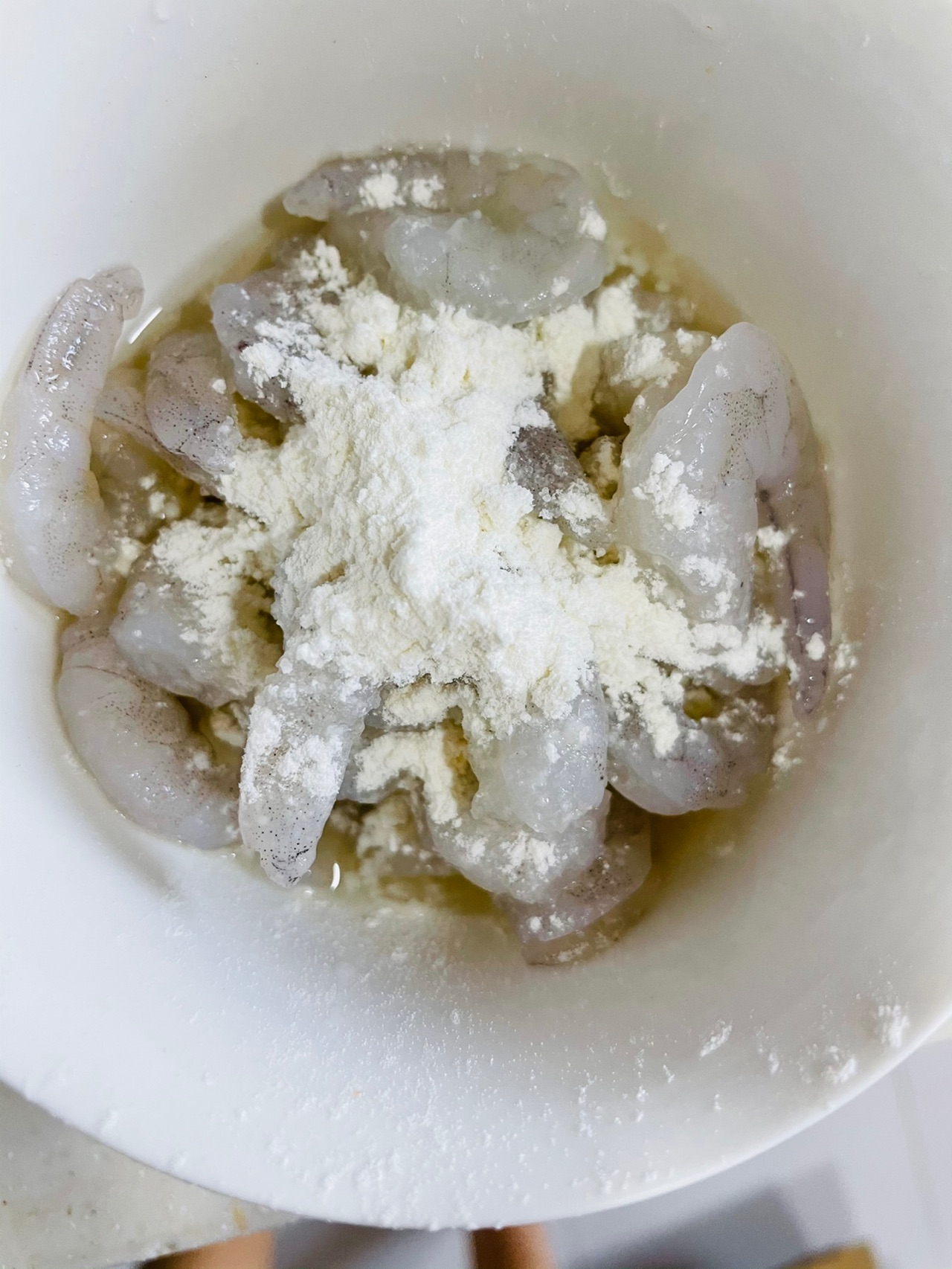 鲜虾香菇疙瘩汤