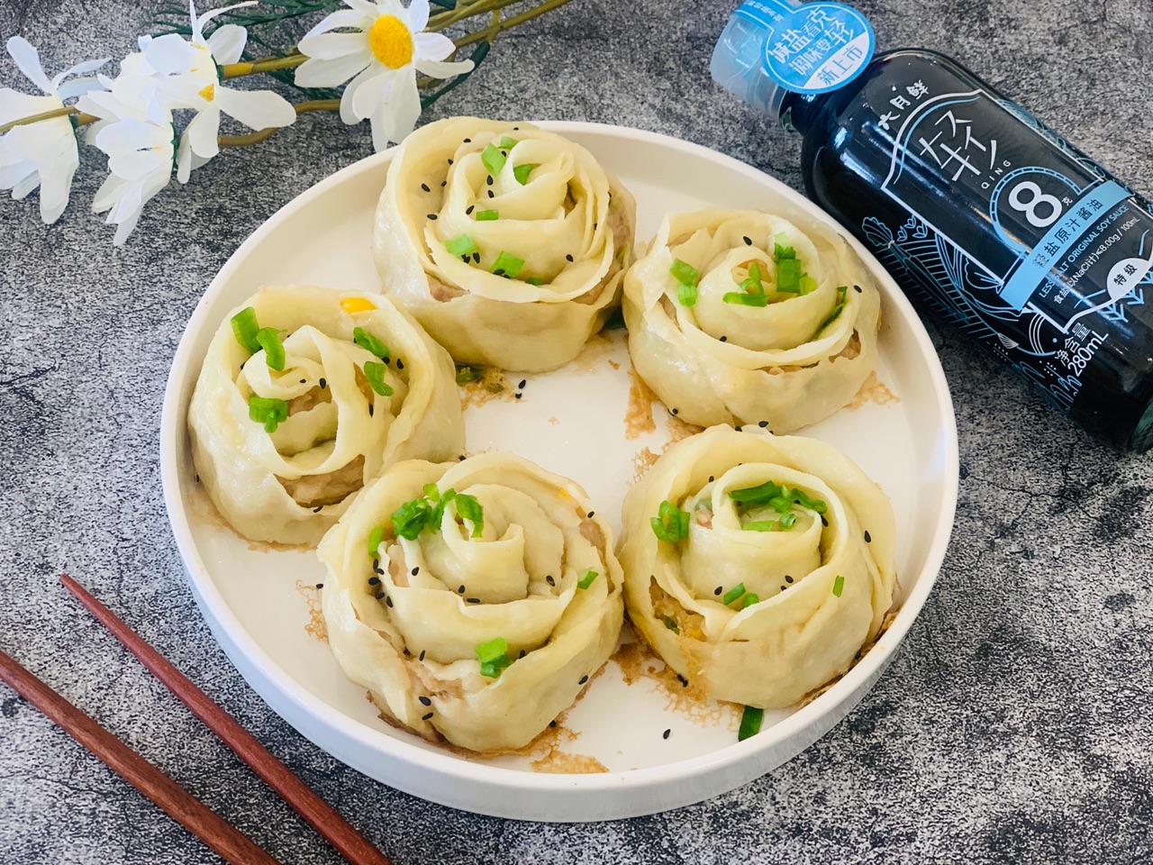 鲜虾猪肉花式煎饺