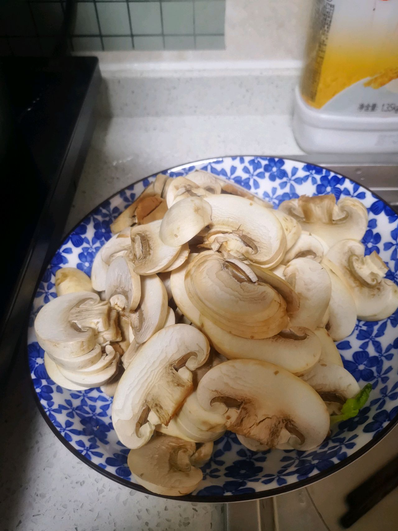 鲜香口蘑肉片