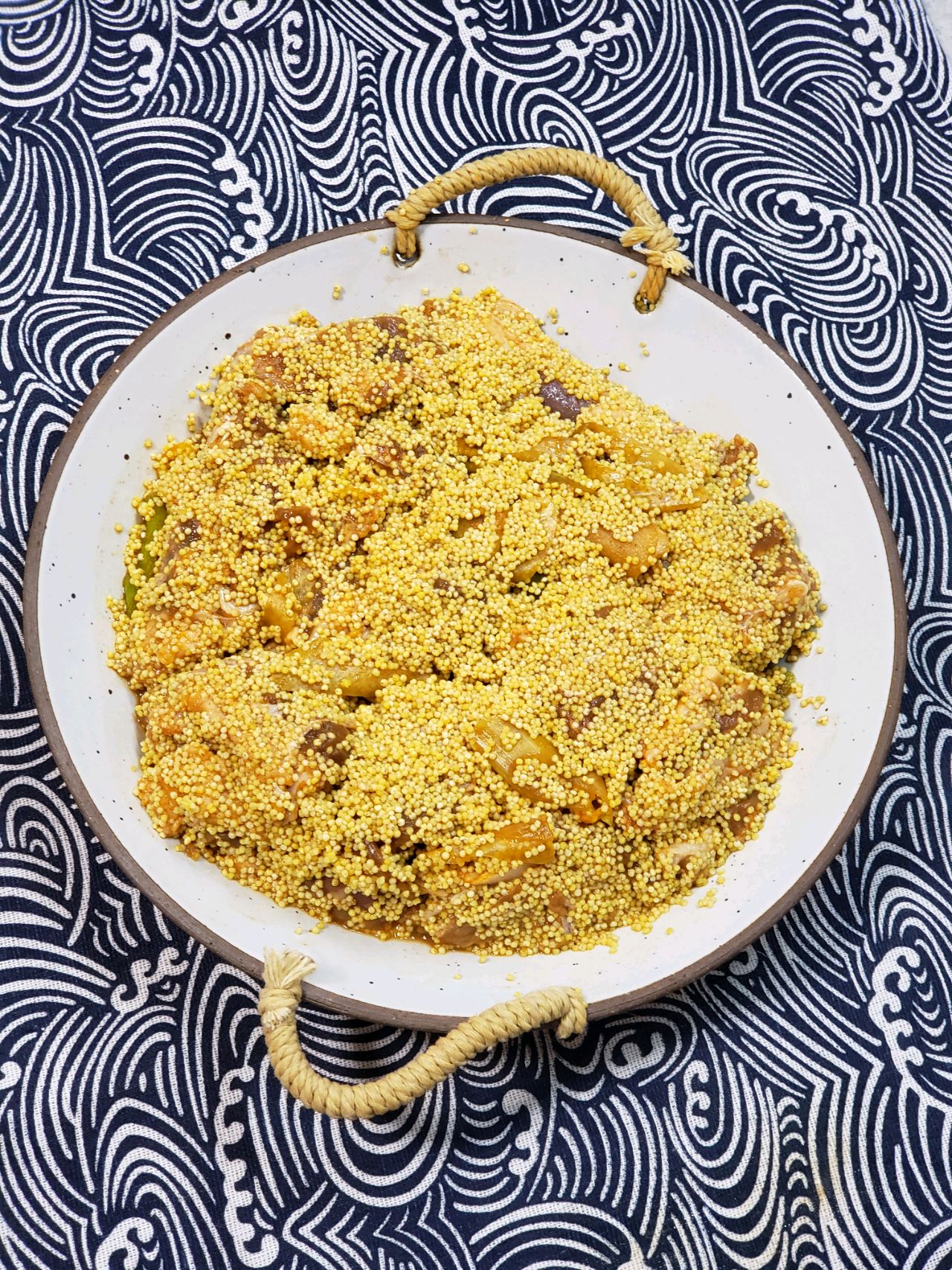 鲜香软糯小米蒸羊排