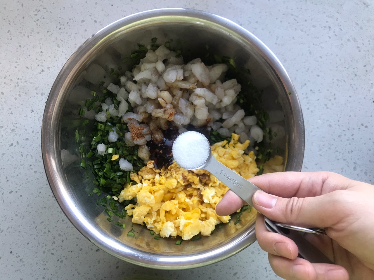 鲜香十足的韭菜虾仁饺子