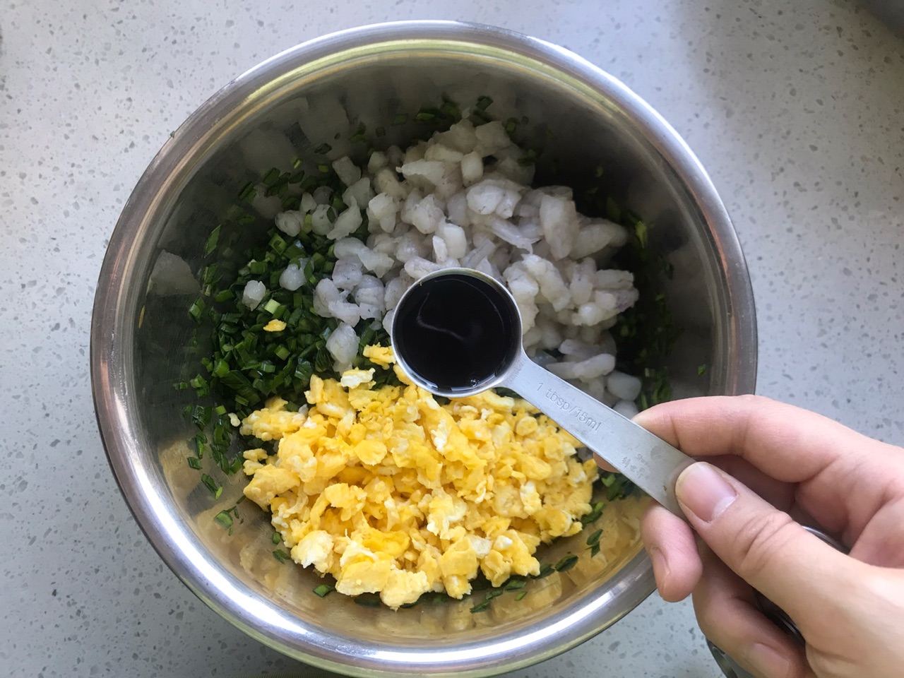 鲜香十足的韭菜虾仁饺子