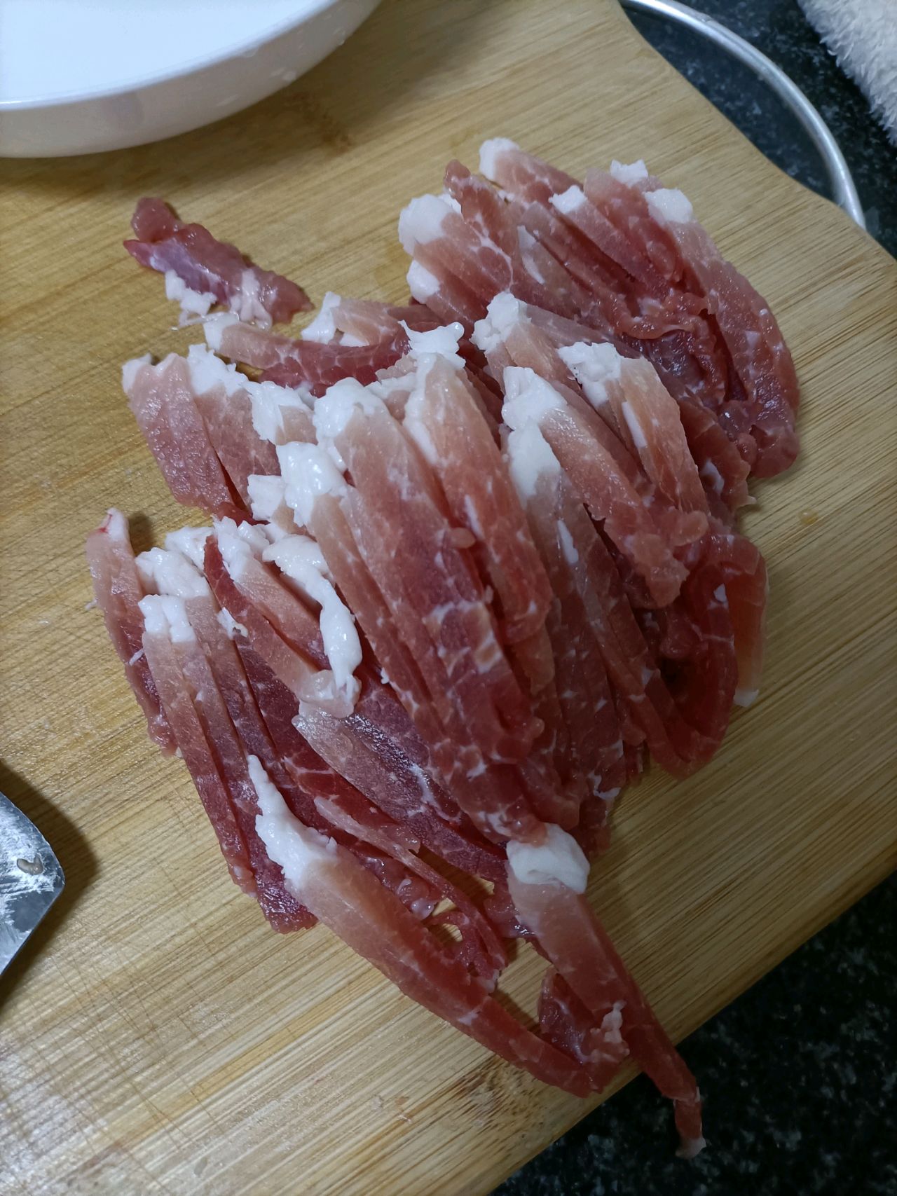 香菜炒肉丝