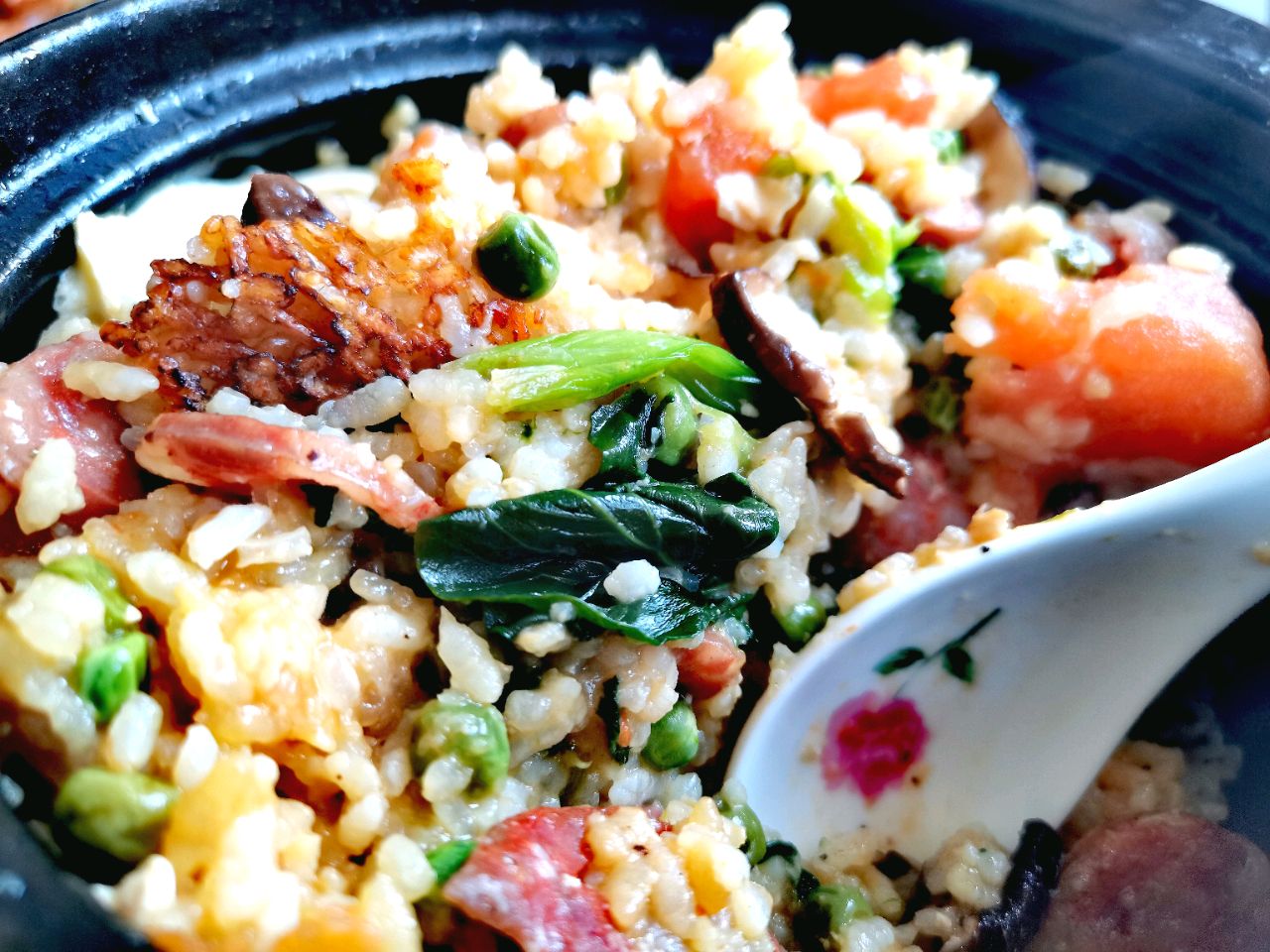 香肠煲仔饭