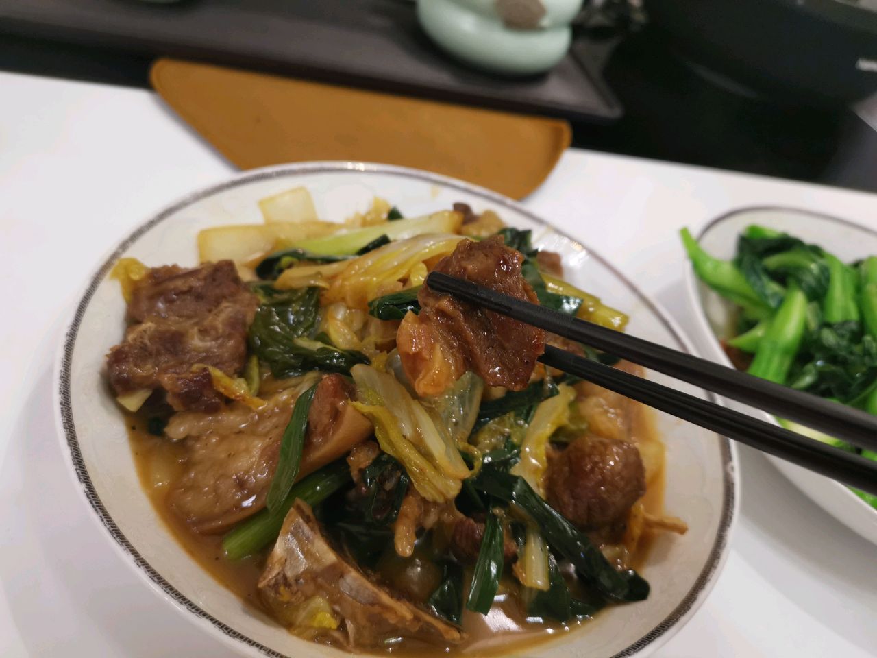 香葱爆羊肉