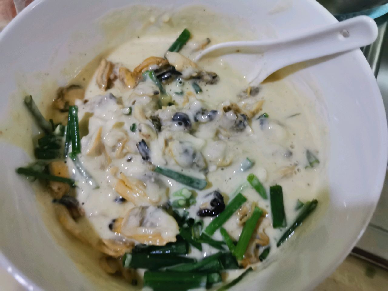 香葱海鲜饼