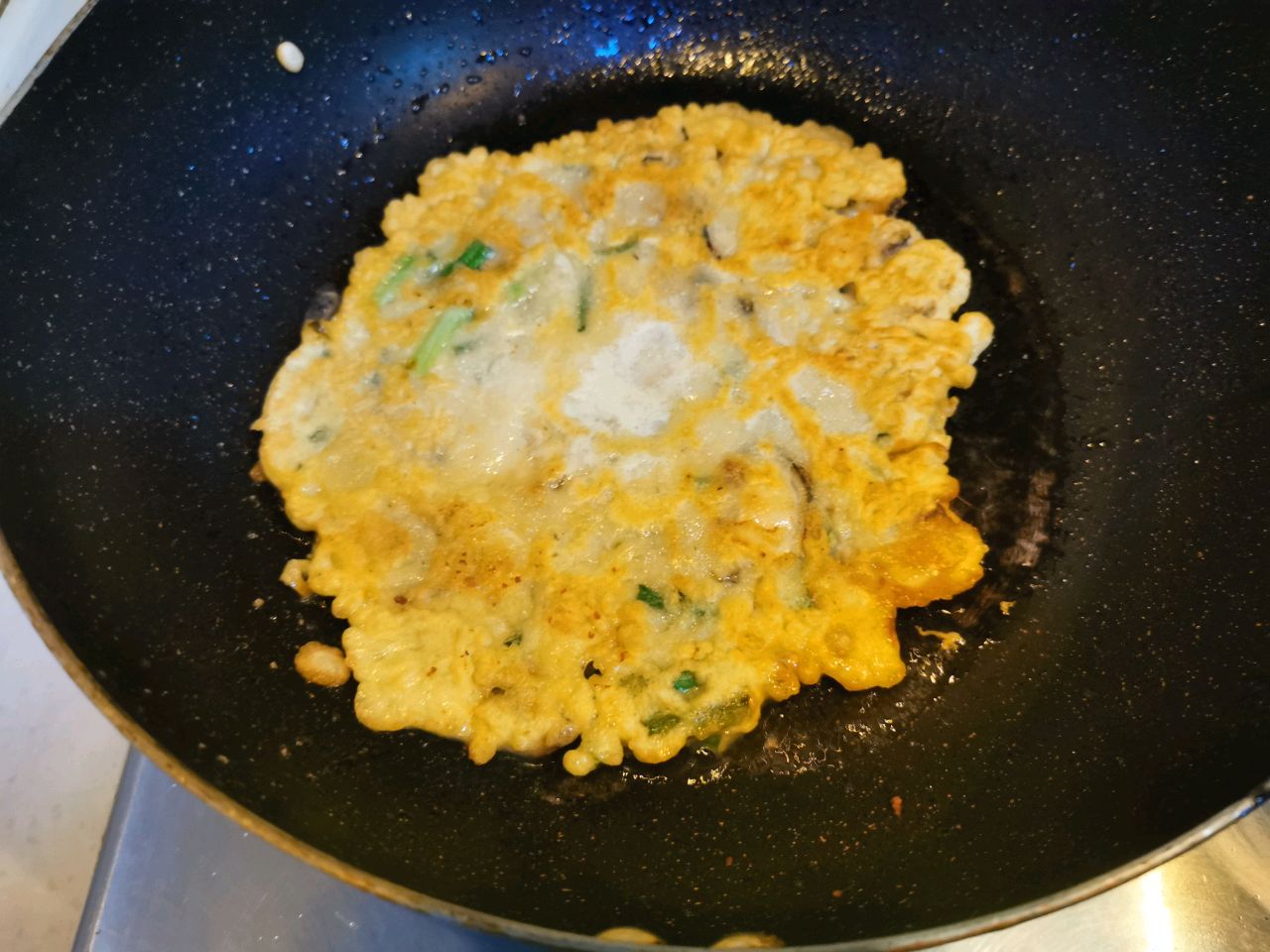 香葱海鲜饼