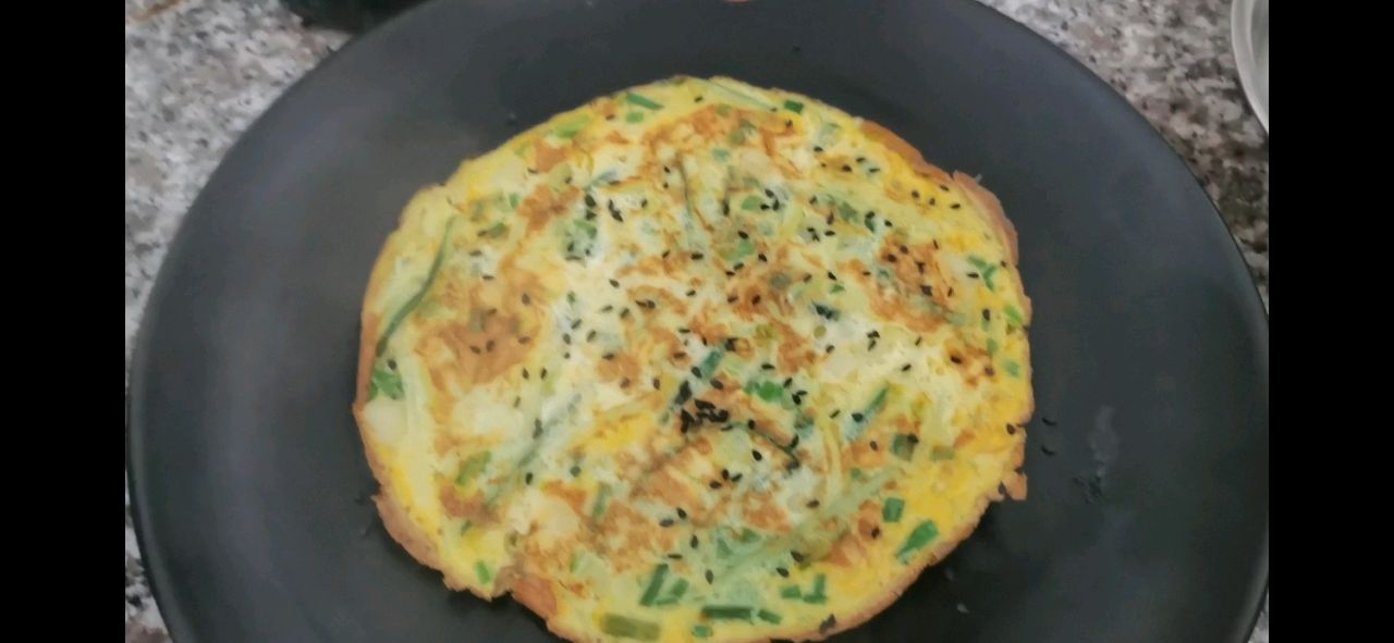 香葱鸡蛋煎饼