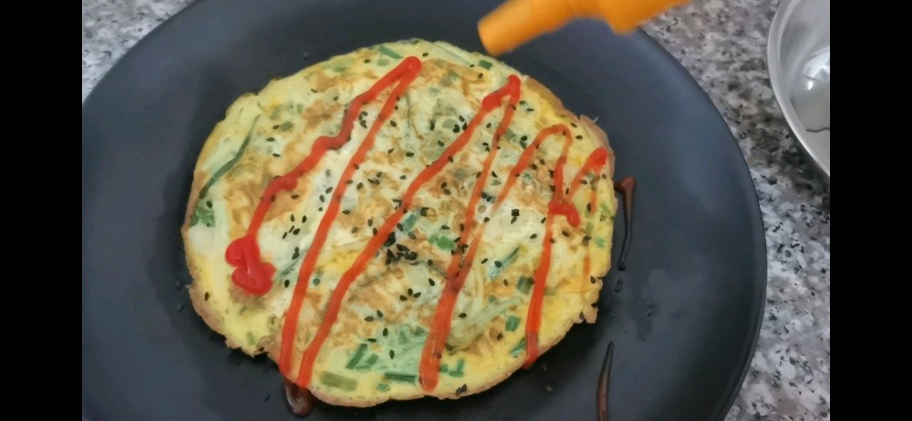 香葱鸡蛋煎饼