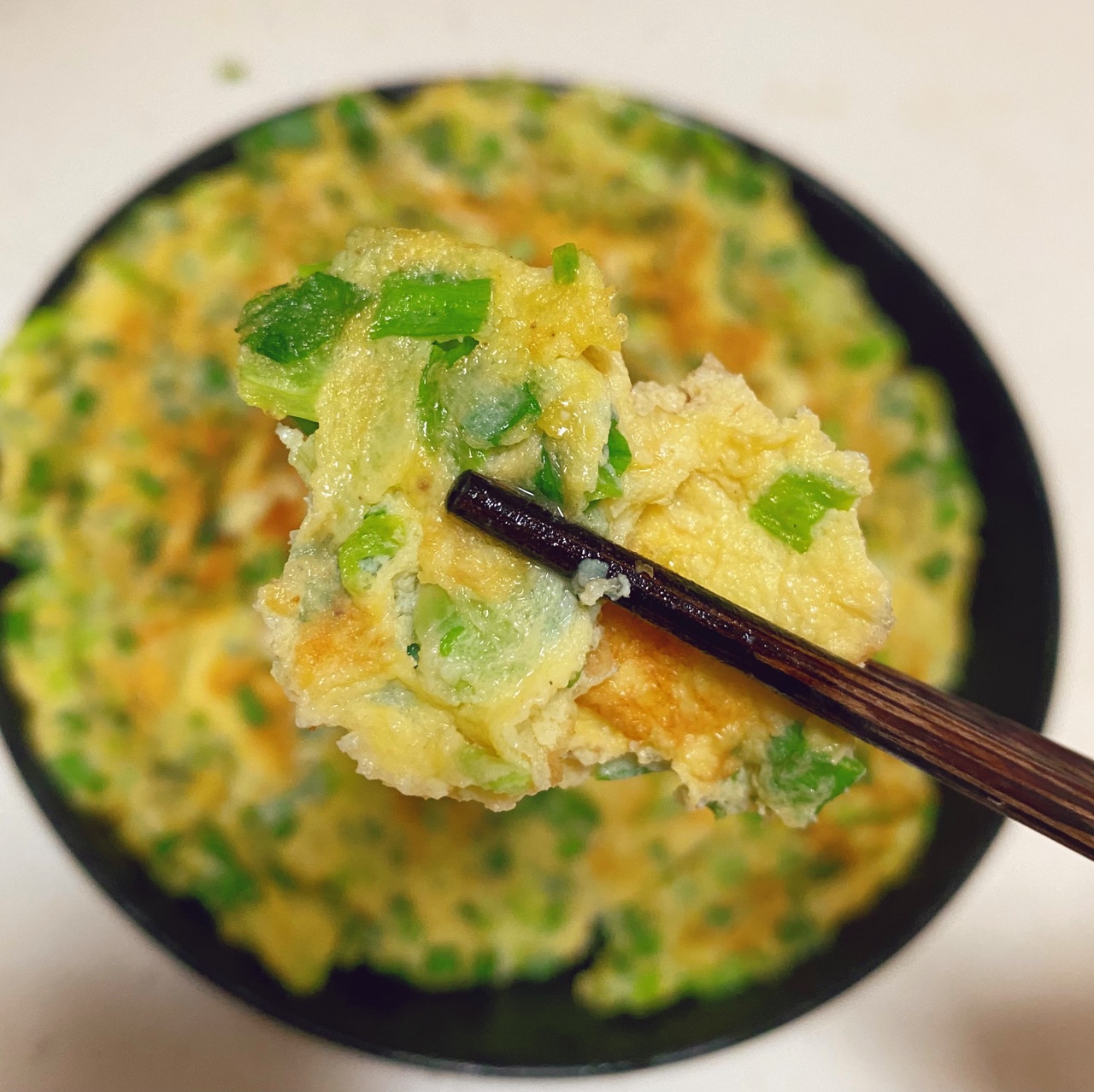 香葱煎鸡蛋