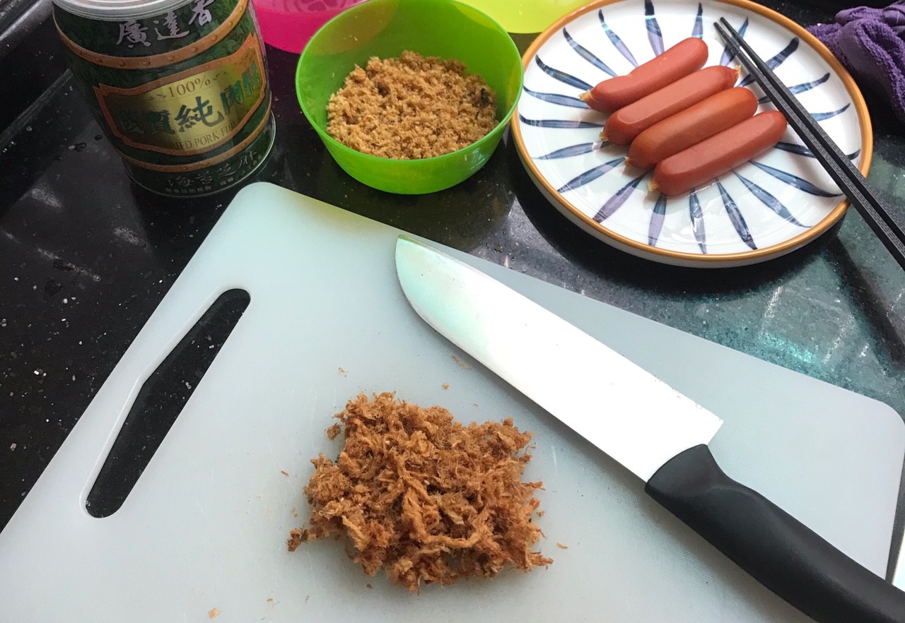 香葱肉松蛋糕卷