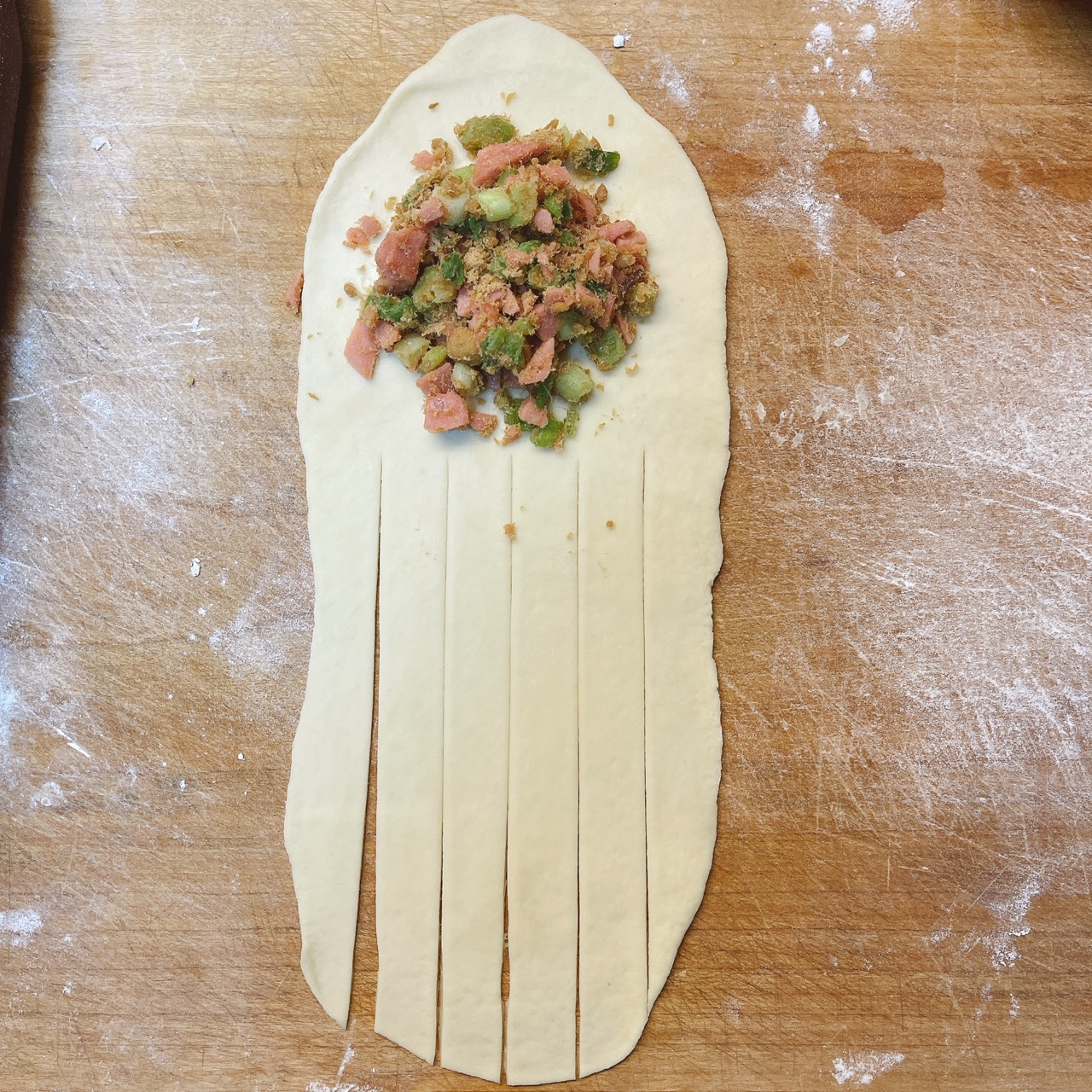 香葱肉松毛毛虫