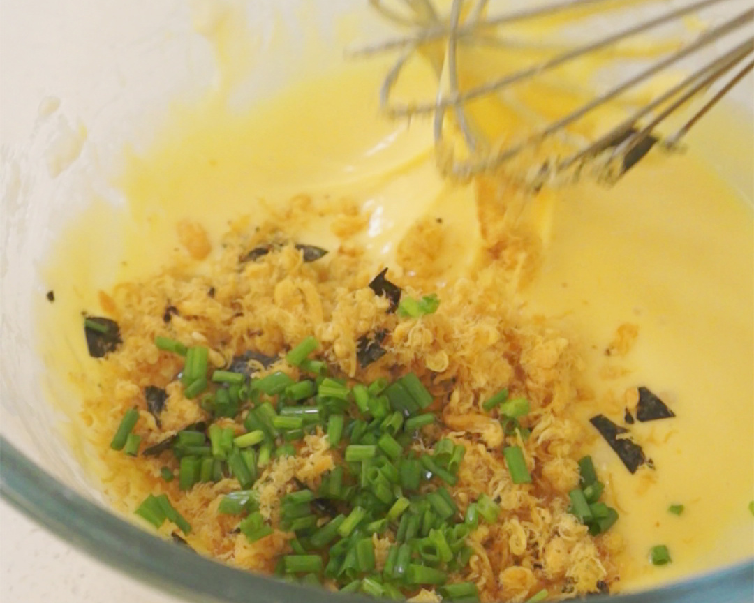 香葱肉松戚风