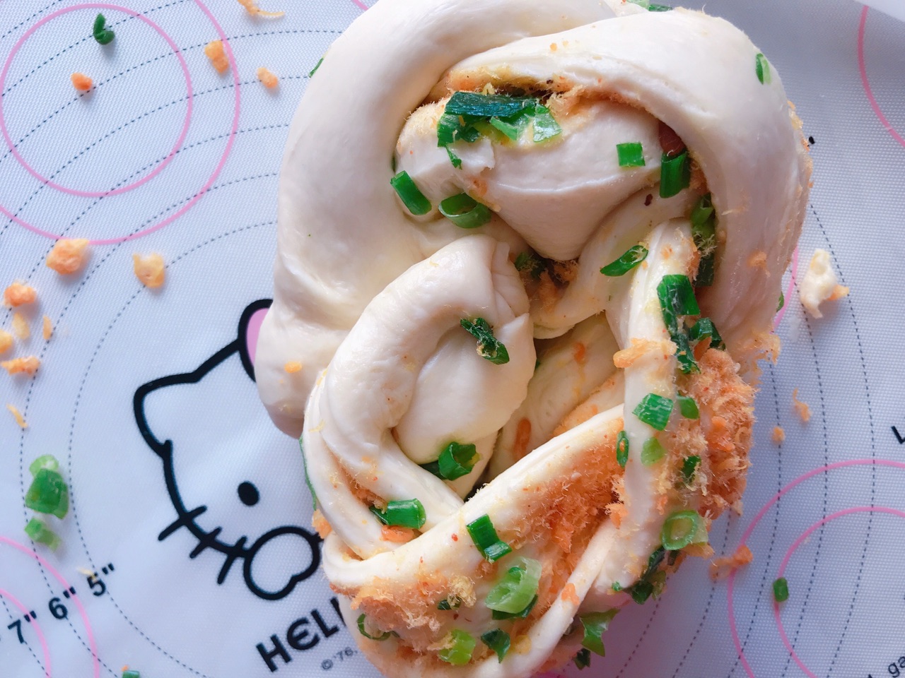 香葱肉松咸味吐司