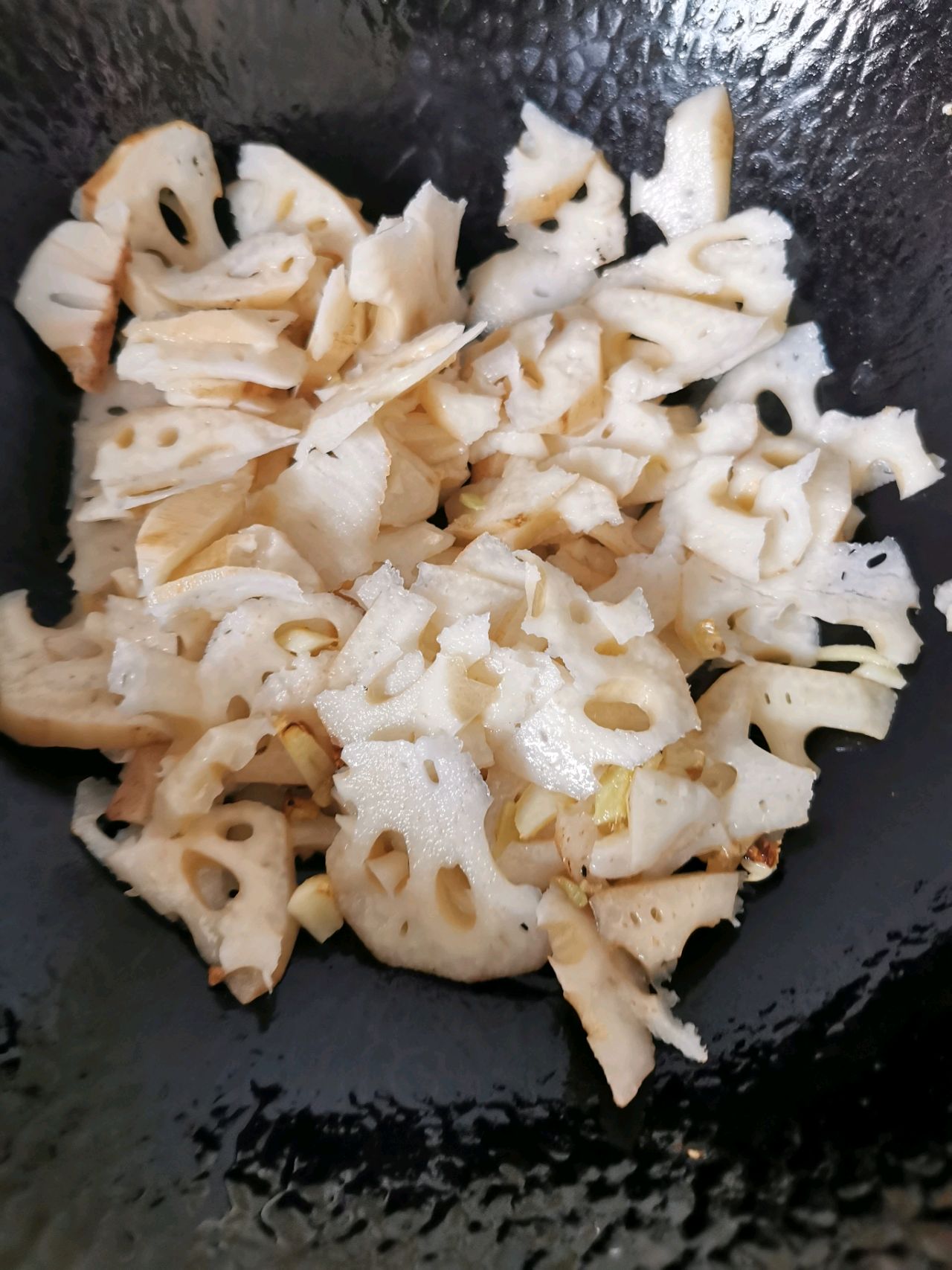 香脆炒蓮藕