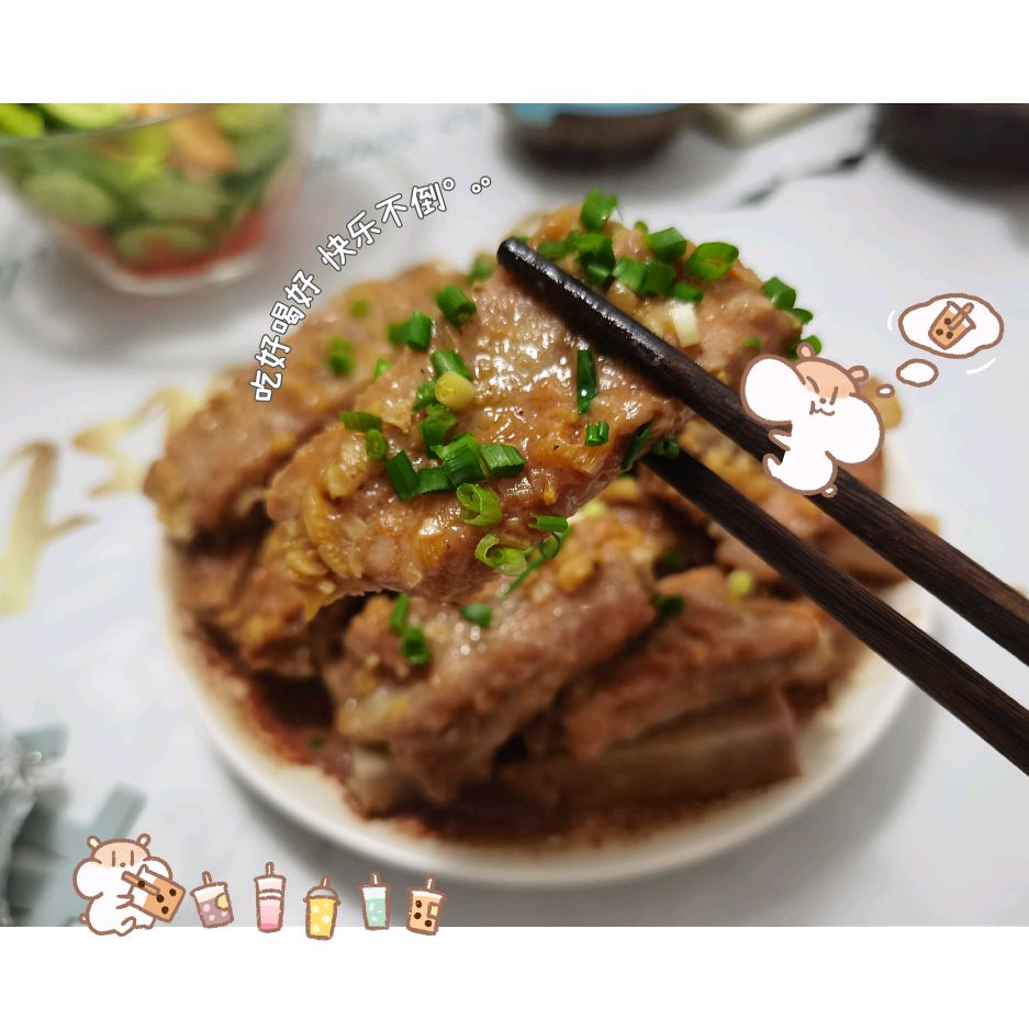 香而不腻的芋头蒸排骨