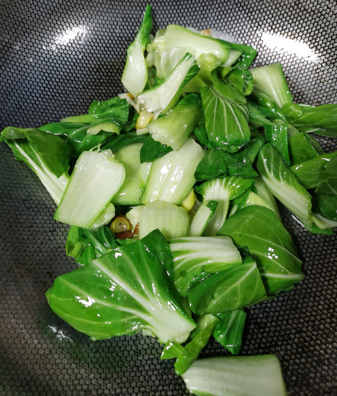 香菇炒油菜