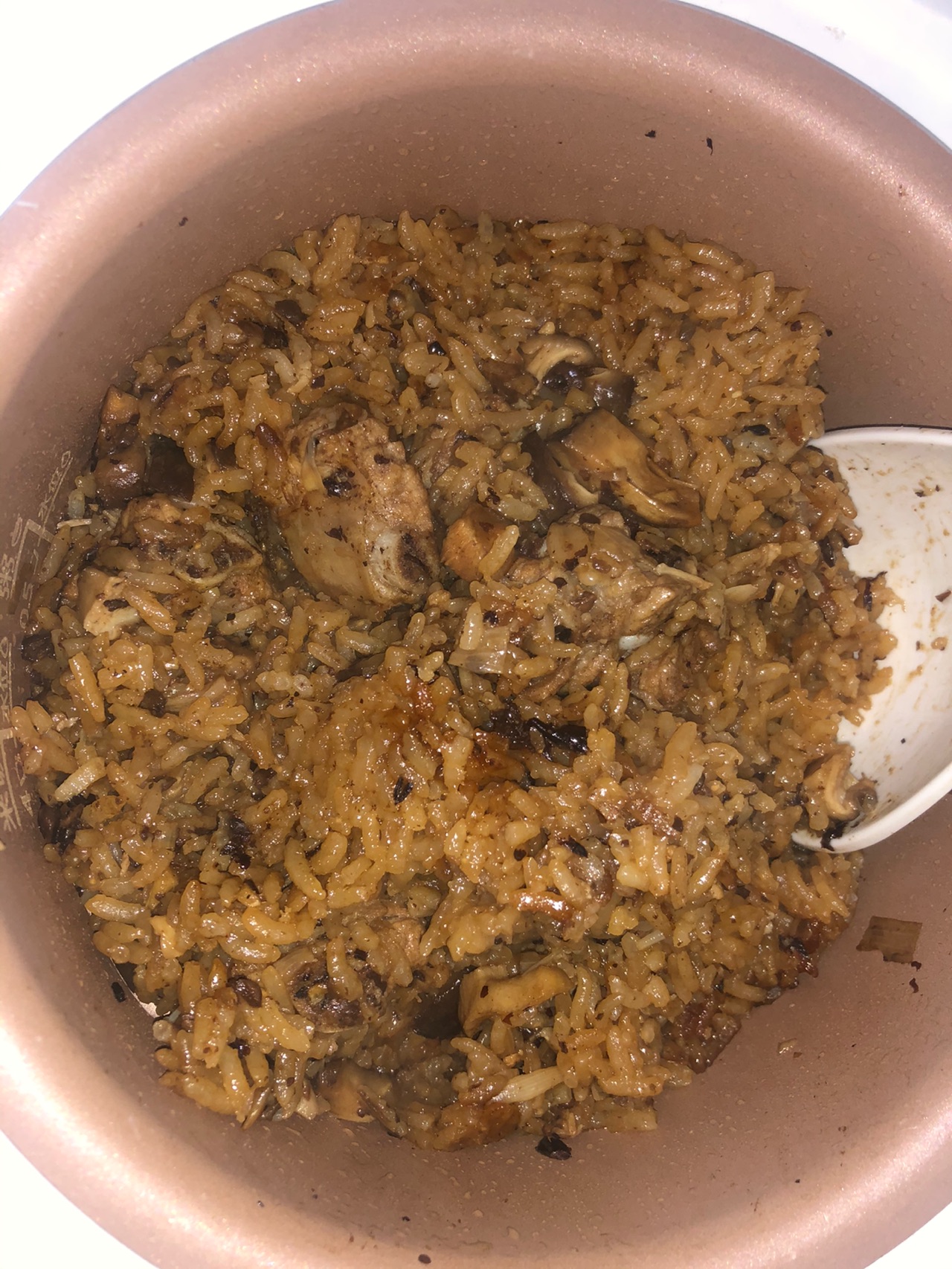 香菇豆豉排骨饭