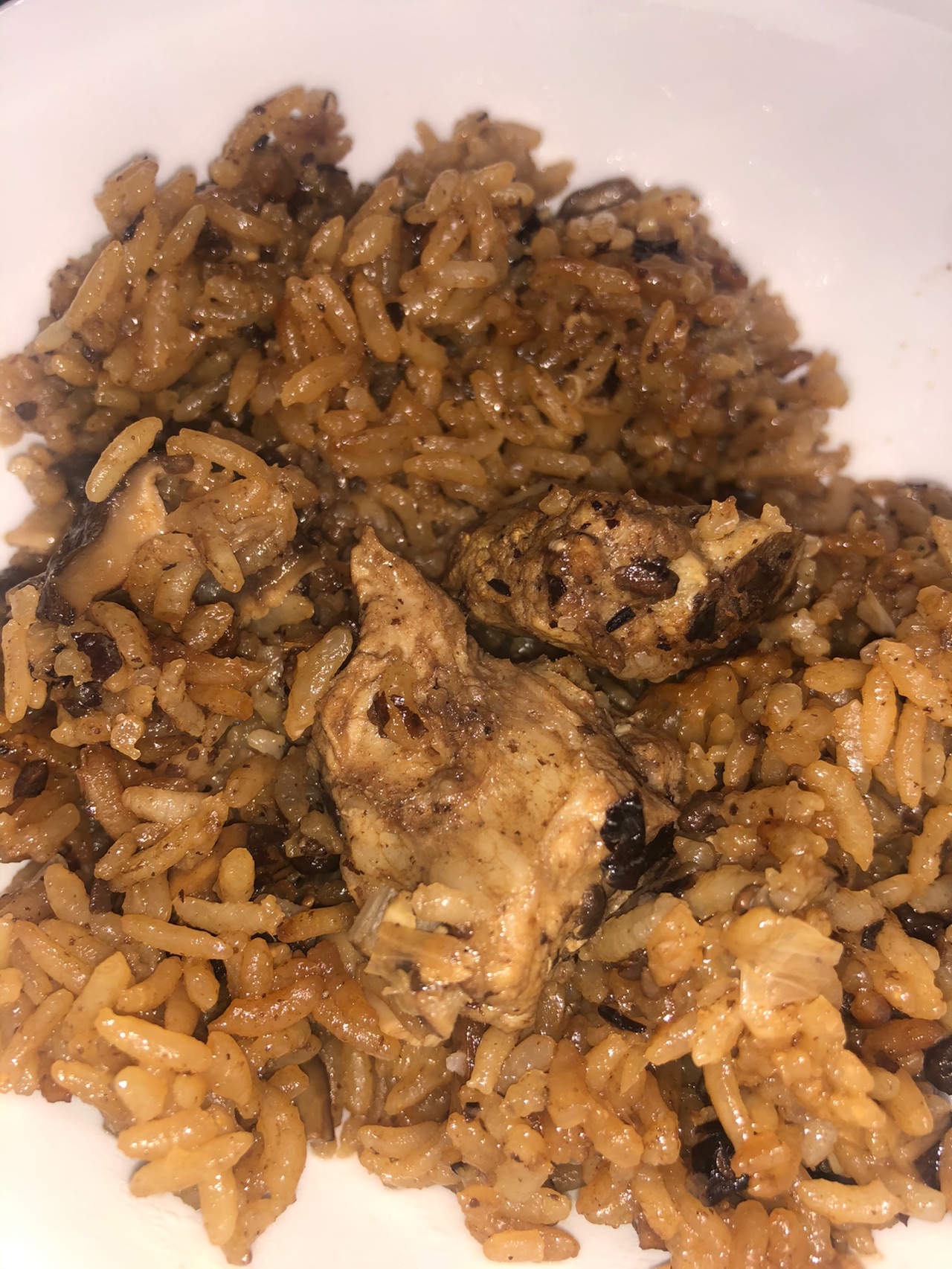 香菇豆豉排骨饭