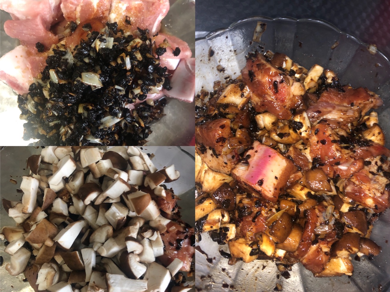 香菇豆豉排骨饭