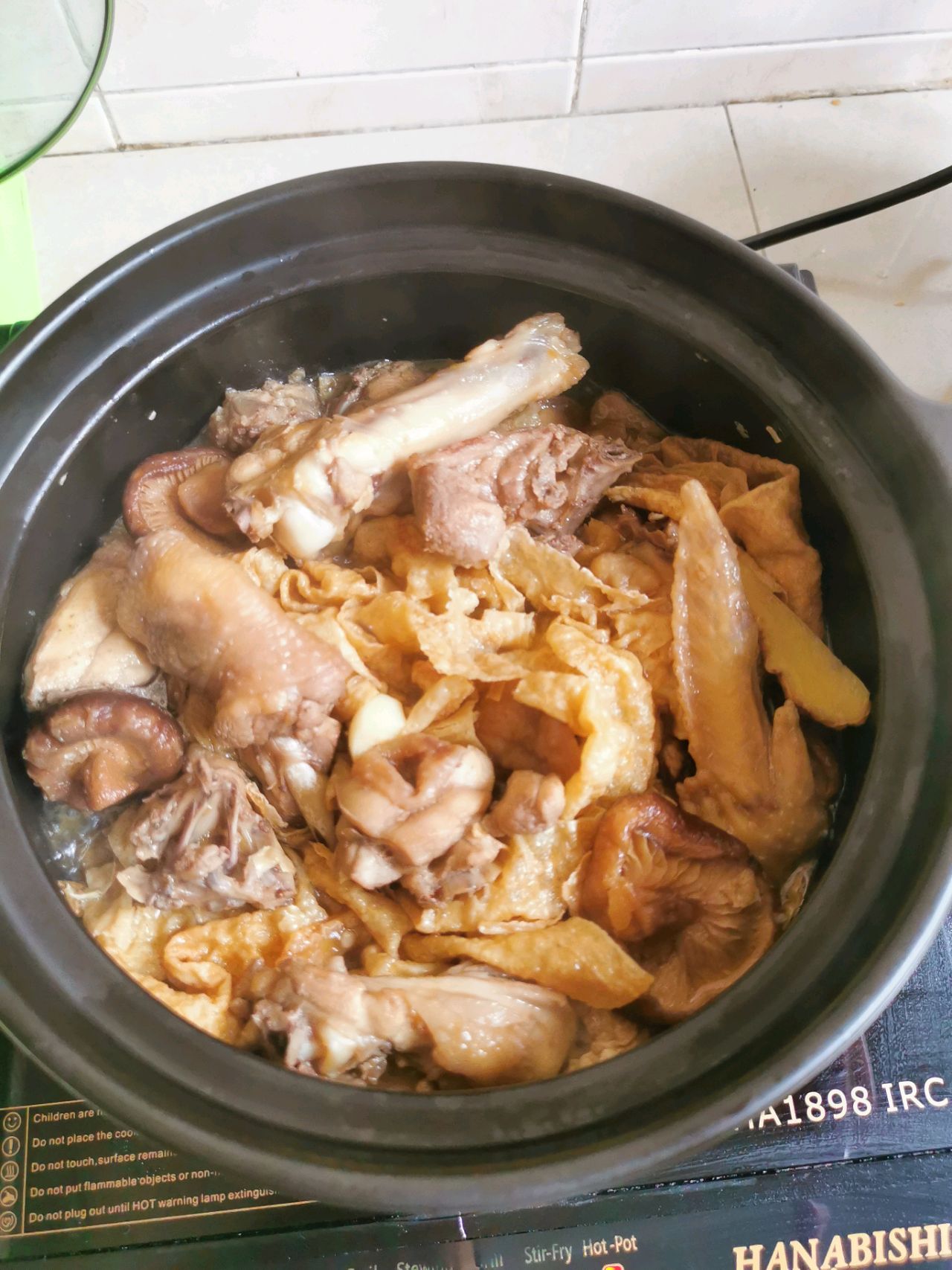 香菇腐竹鸡
