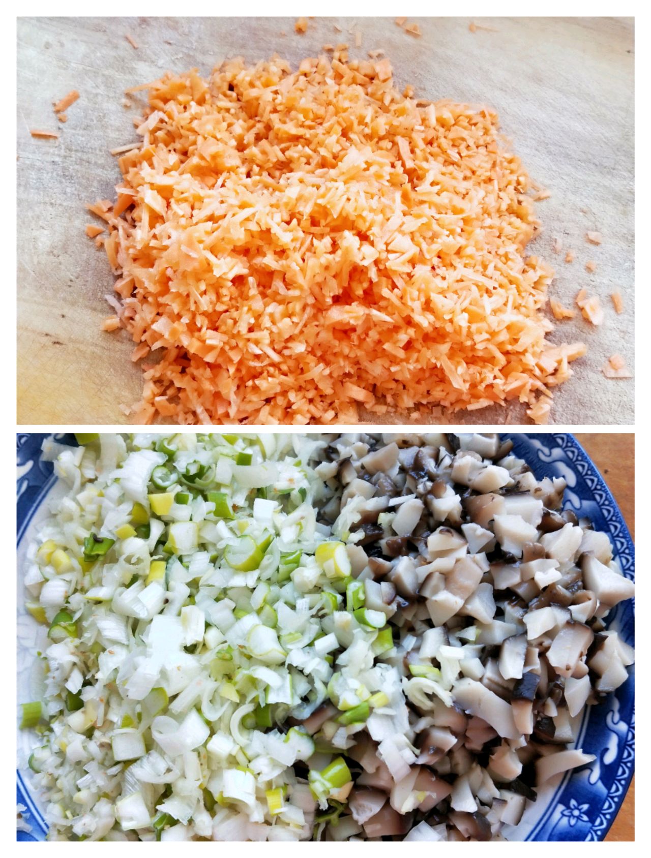 香菇胡萝卜猪肉馅饺子