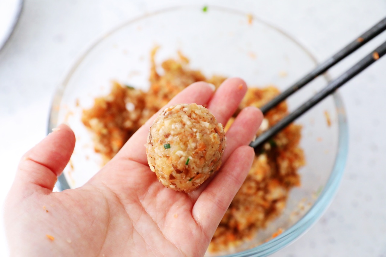 香菇鸡肉丸