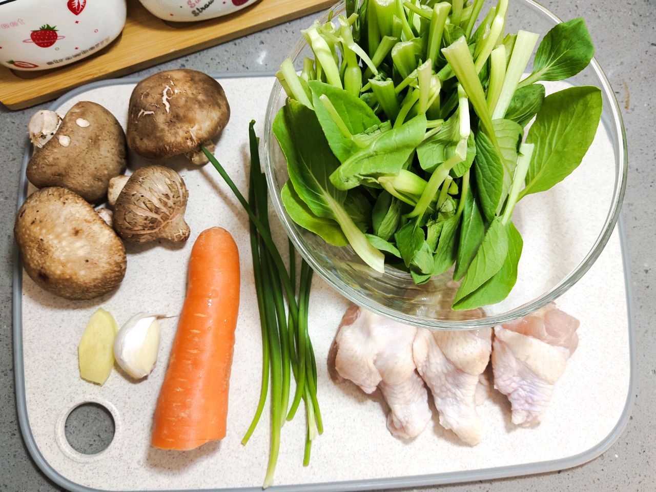 香菇鸡肉粥