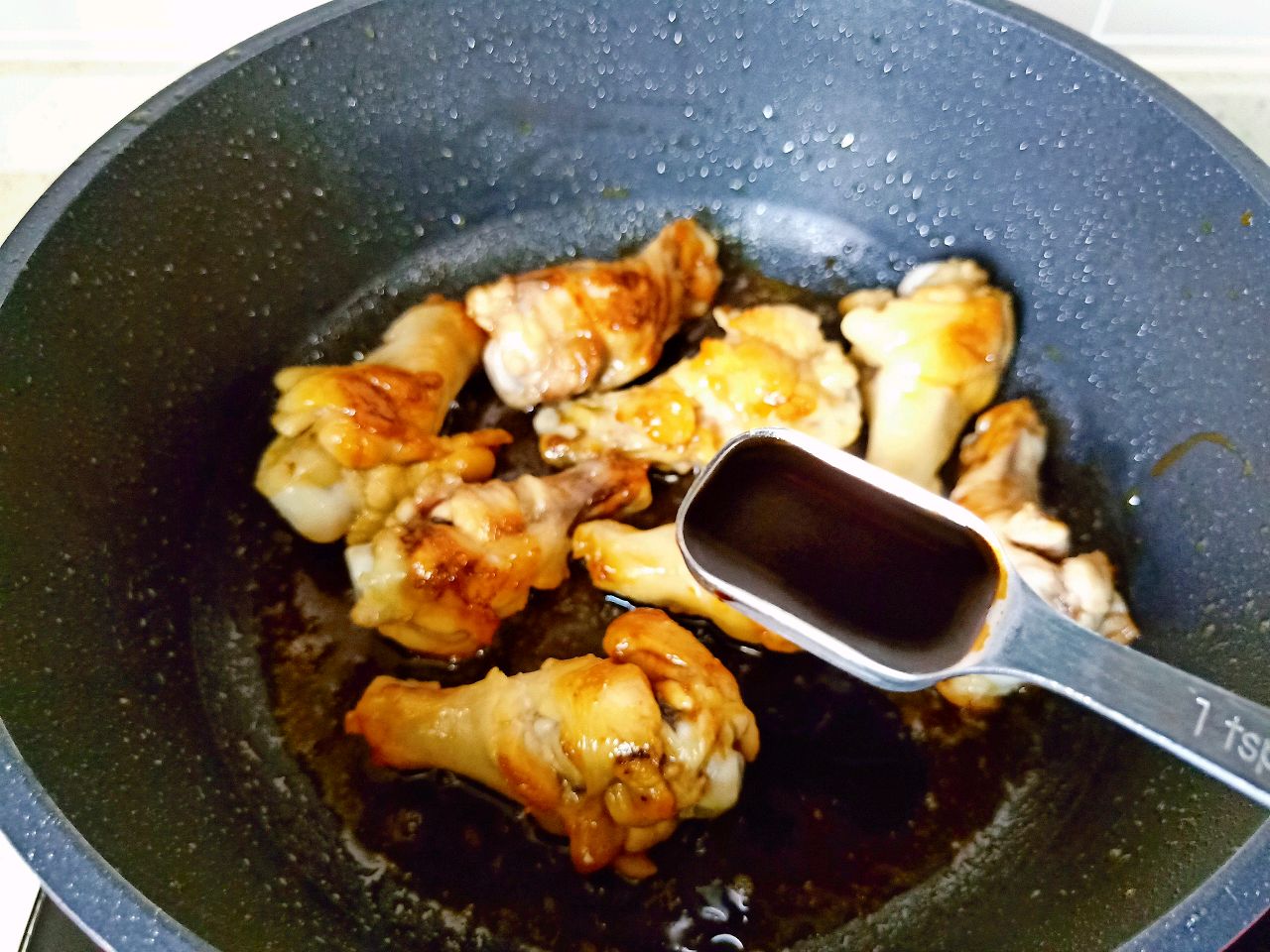 香菇焖鸡腿