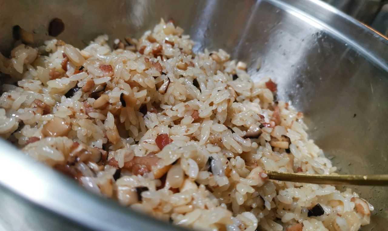 香菇培根饭团