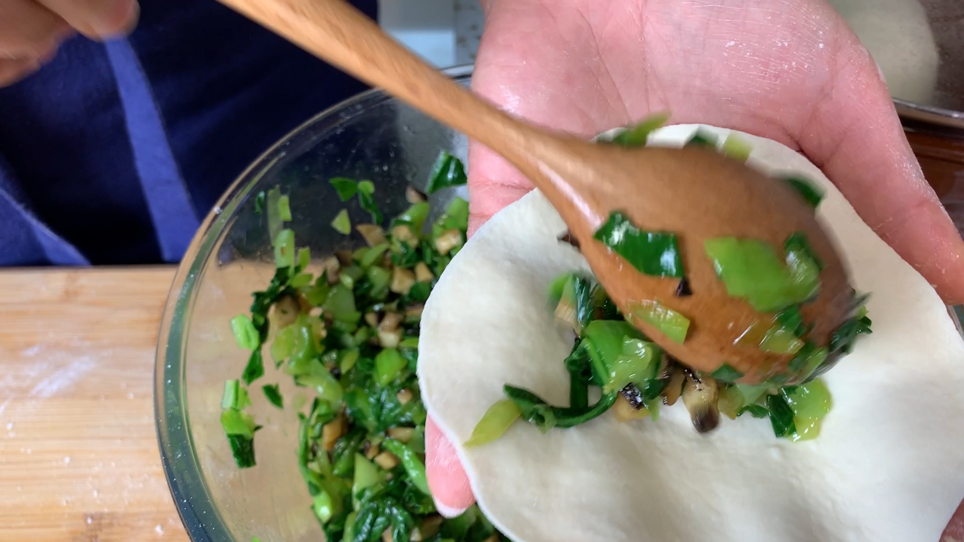 香菇青菜包