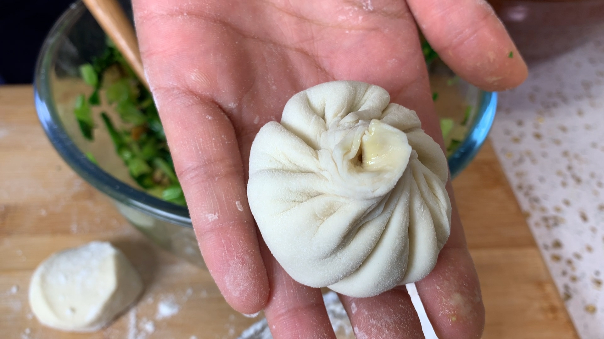 香菇青菜包