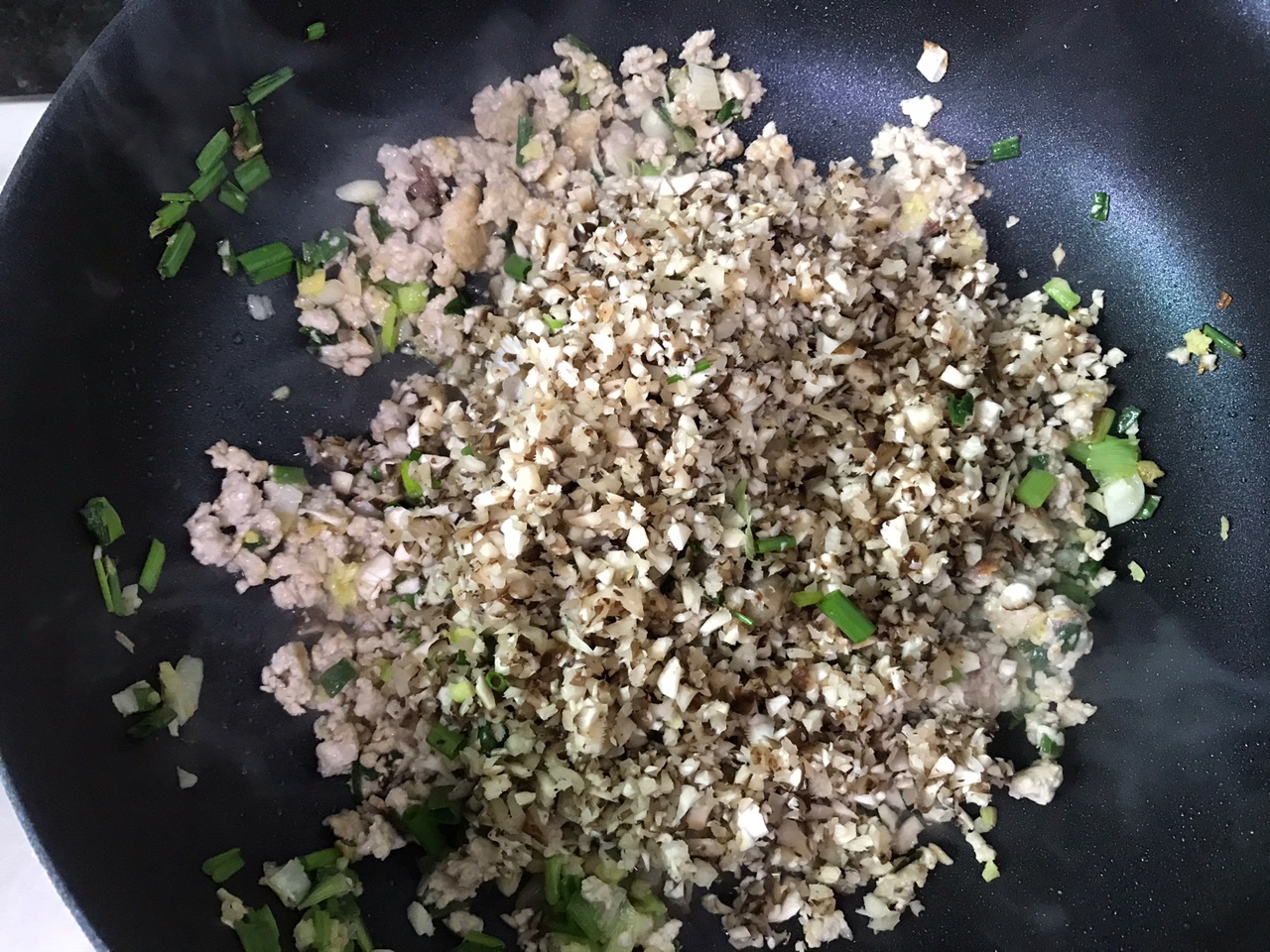 香菇肉沫拌面