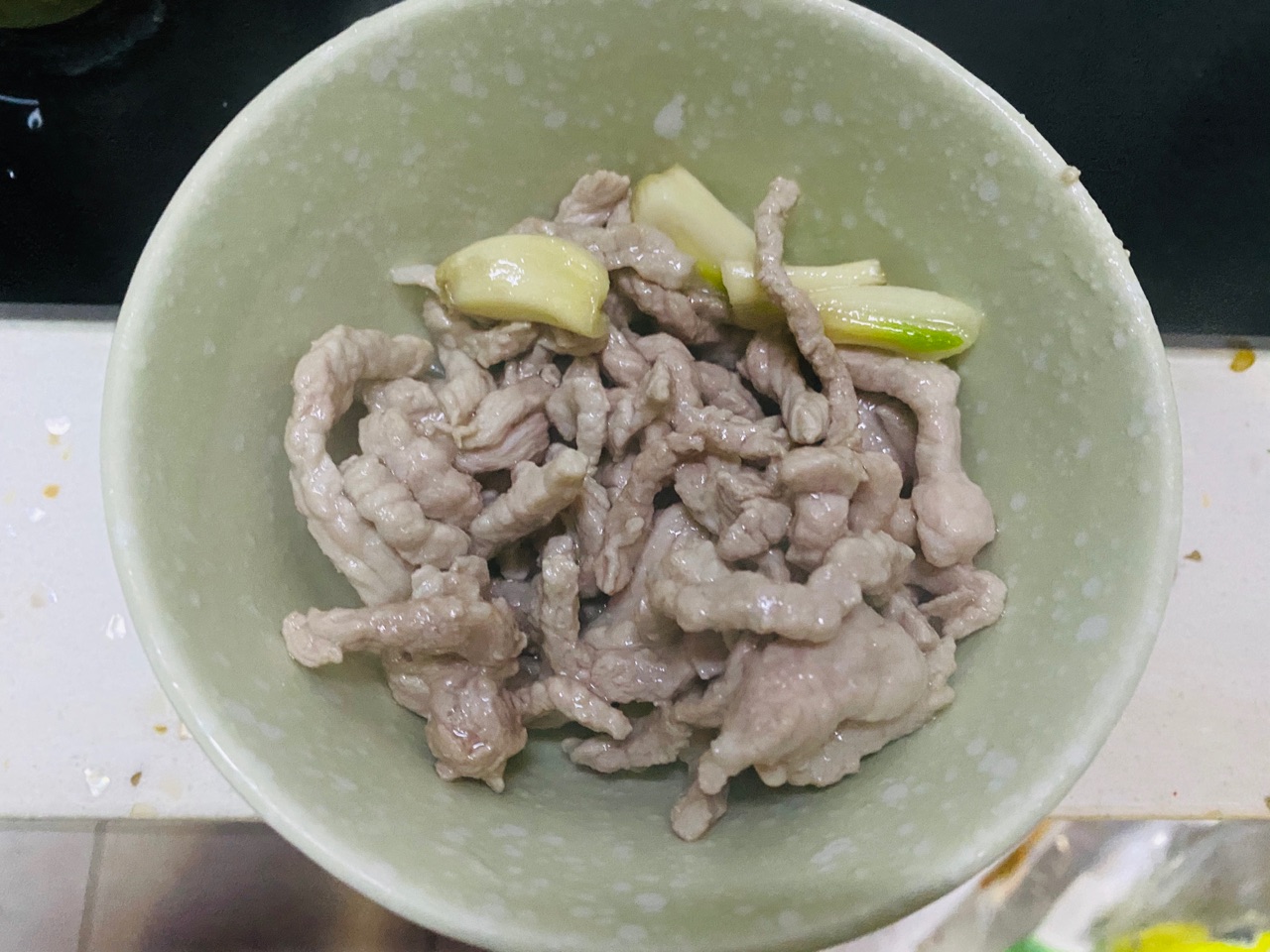 香菇肉丝卷饼