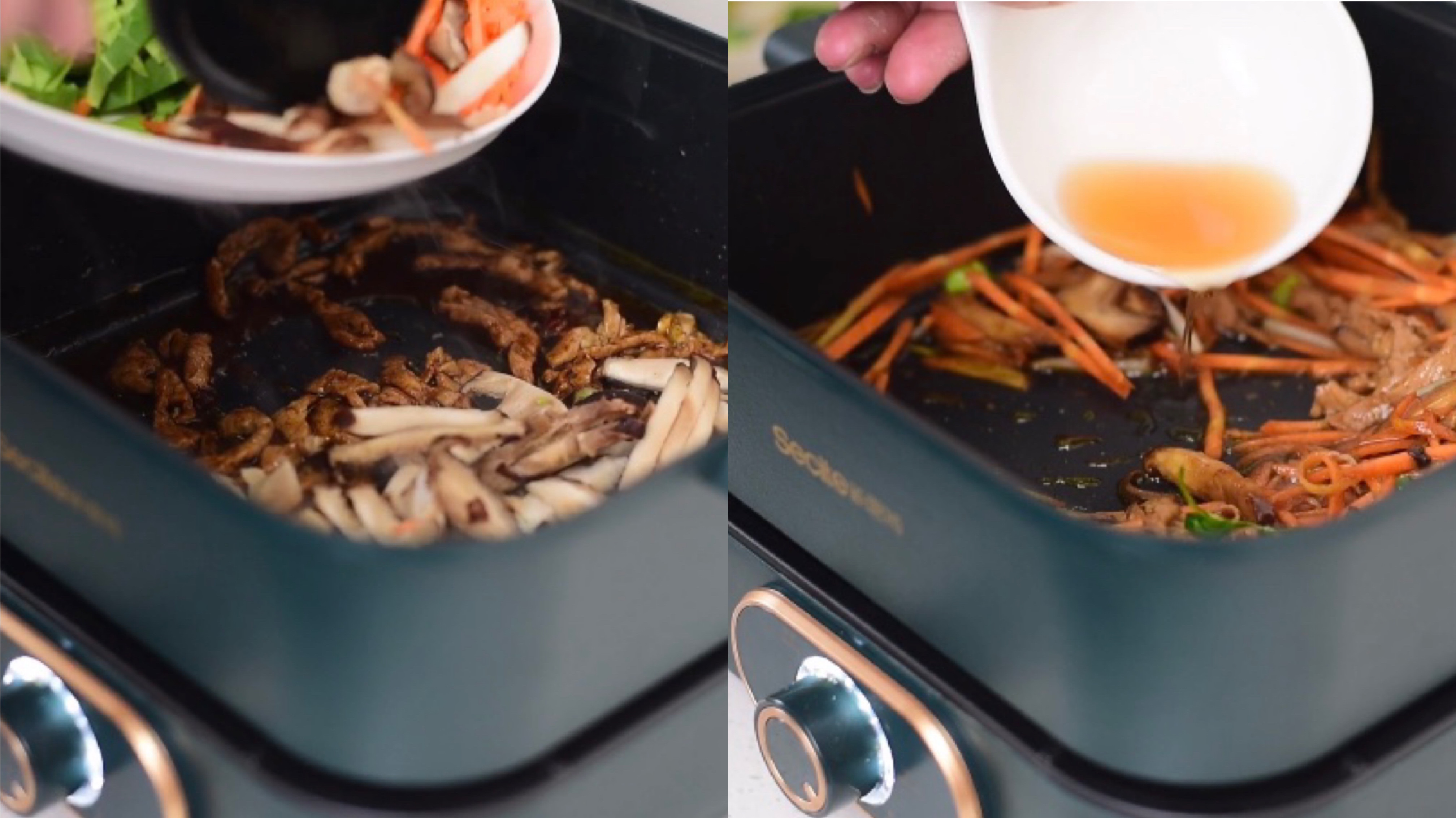 香菇肉丝焖面